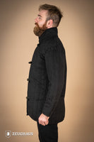 Gambeson With Removable Laced Arms Black-GoblinSmith