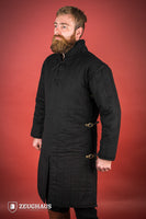 Gambeson With Side Buckles Black-GoblinSmith