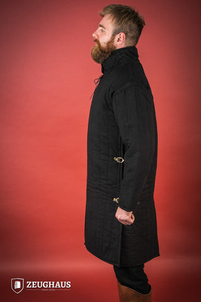 Gambeson With Side Buckles Black-GoblinSmith