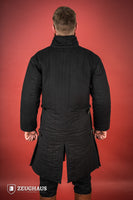 Gambeson With Side Buckles Black-GoblinSmith