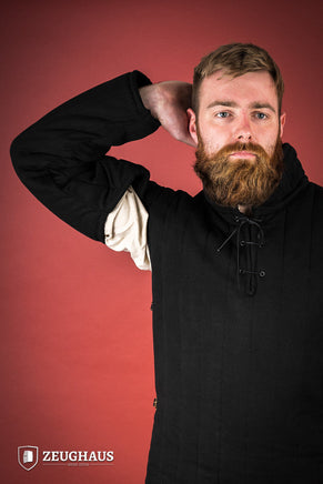 Gambeson With Side Buckles Black-GoblinSmith