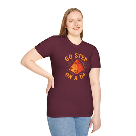 Go Step On A D4 Funny D&D T-Shirt-GoblinSmith