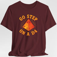 Go Step On A D4 Funny D&D T-Shirt-GoblinSmith