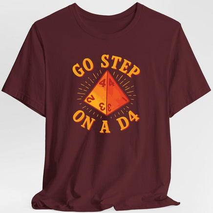 Go Step On A D4 Funny D&D T-Shirt-GoblinSmith