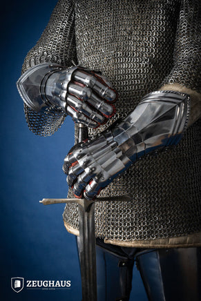 Gothic Gauntlets 1,6 mm Polished-GoblinSmith