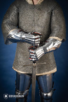 Gothic Gauntlets 1,6 mm Polished-GoblinSmith