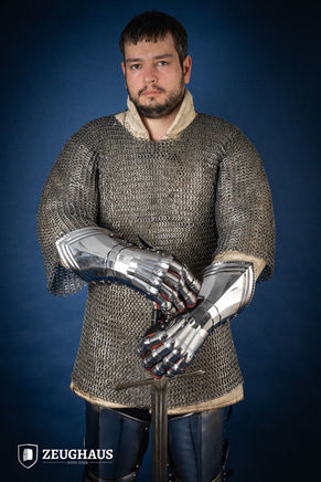Gothic Gauntlets 1,6 mm Polished-GoblinSmith