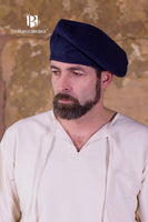 Wool Beret Harald Blue-GoblinSmith