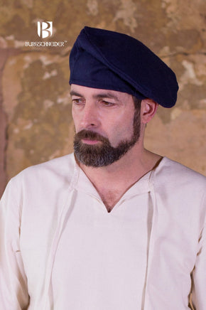 Wool Beret Harald Blue-GoblinSmith