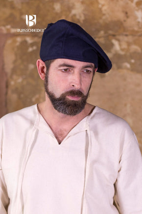 Wool Beret Harald Blue-GoblinSmith