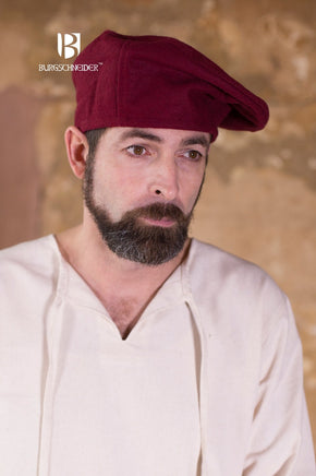 Wool Beret Harald Red-GoblinSmith