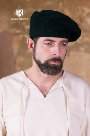 Wool Beret Harald Black-GoblinSmith