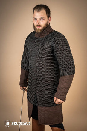Chainmail Haubergeon Roundring 10mm Burnished-GoblinSmith