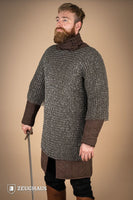 Chainmail Haubergeon Roundring Riveted 10mm Steel Oiled-GoblinSmith