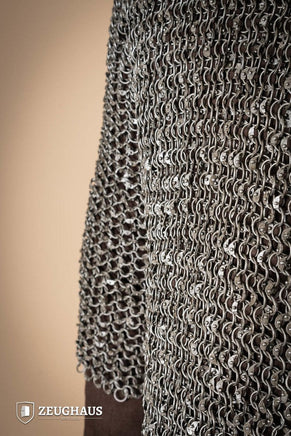 Chainmail Haubergeon Roundring Riveted 10mm Steel Oiled-GoblinSmith