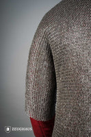 Chainmail Haubergeon Flatring Riveted 6mm Steel Oiled-GoblinSmith