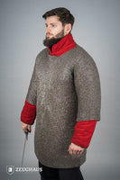 Chainmail Haubergeon Flatring Riveted 6mm Steel Oiled-GoblinSmith