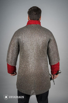 Chainmail Haubergeon Flatring Riveted 6mm Steel Oiled-GoblinSmith