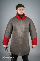 Chainmail Haubergeon Flatring Riveted 6mm Steel Oiled-GoblinSmith