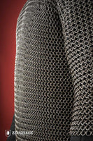 Chainmail Haubergeon Roundring 9mm Steel Oiled-GoblinSmith