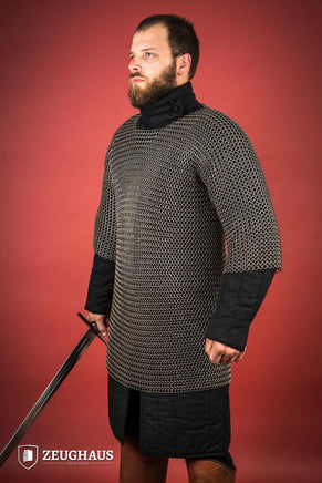 Chainmail Haubergeon Roundring 9mm Steel Oiled-GoblinSmith