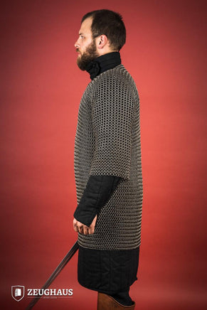 Chainmail Haubergeon Roundring 9mm Steel Oiled-GoblinSmith