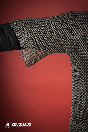Chainmail Haubergeon Roundring 9mm Steel Oiled-GoblinSmith