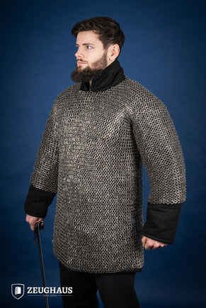 Chainmail Haubergeon Flatring Riveted 9mm Stainless Steel-GoblinSmith