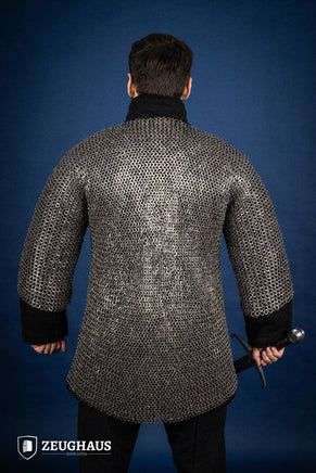 Chainmail Haubergeon Flatring Riveted 9mm Stainless Steel-GoblinSmith