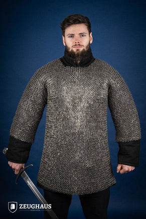 Chainmail Haubergeon Flatring Riveted 9mm Stainless Steel-GoblinSmith