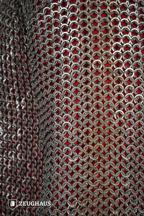 Chainmail Haubergeon Flatring Riveted 9mm Steel Oiled-GoblinSmith
