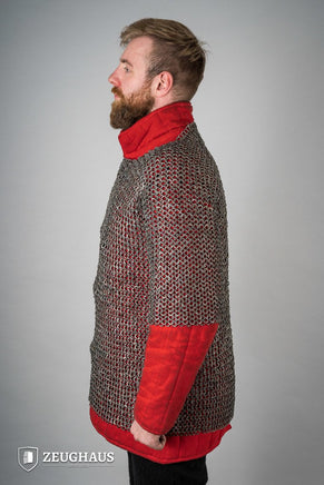 Chainmail Haubergeon Flatring Riveted 9mm Titanium-GoblinSmith