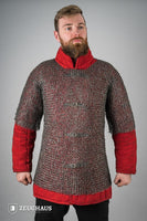Chainmail Haubergeon Flatring Riveted 9mm Titanium-GoblinSmith