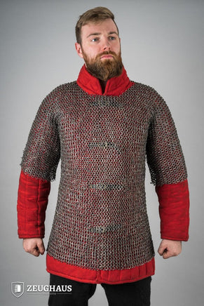 Chainmail Haubergeon Flatring Riveted 9mm Titanium-GoblinSmith