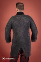 Chainmail Hauberk Roundring Riveted 10mm Aluminium-GoblinSmith