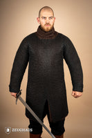 Chainmail Hauberk Roundring 10mm Burnished-GoblinSmith