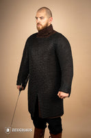 Chainmail Hauberk Roundring 10mm Burnished-GoblinSmith