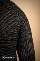 Chainmail Hauberk Roundring 10mm Burnished-GoblinSmith