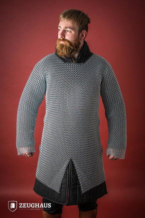 Chainmail Hauberk Roundring 10mm Galvanized-GoblinSmith