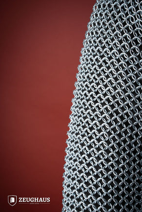 Chainmail Hauberk Roundring 10mm Galvanized-GoblinSmith