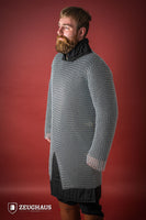 Chainmail Hauberk Roundring 10mm Galvanized-GoblinSmith