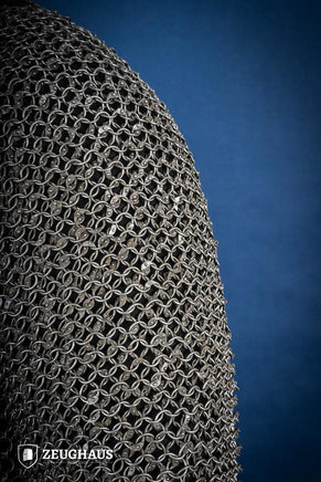 Chainmail Hauberk Roundring Riveted 10mm Steel Oiled-GoblinSmith