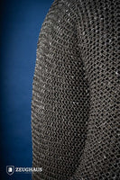 Chainmail Hauberk Roundring Riveted 10mm Steel Oiled-GoblinSmith