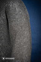 Chainmail Hauberk Flatring Riveted 6mm Steel Oiled-GoblinSmith