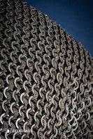 Chainmail Hauberk Flatring Wedge Riveted 9mm Steel Oiled-GoblinSmith