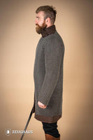 Chainmail Hauberk Roundring 9mm Steel Oiled-GoblinSmith