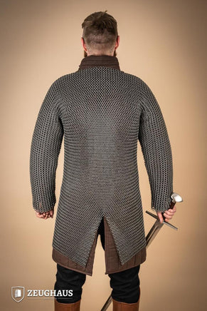 Chainmail Hauberk Roundring 9mm Steel Oiled-GoblinSmith