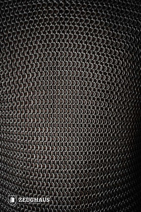 Chainmail Hauberk Roundring 9mm Steel Oiled-GoblinSmith