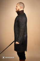 Chainmail Hauberk Flatring Riveted 9mm Burnished-GoblinSmith