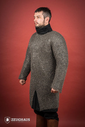 Chainmail Hauberk Flatring Riveted 9mm Stainless Steel-GoblinSmith
